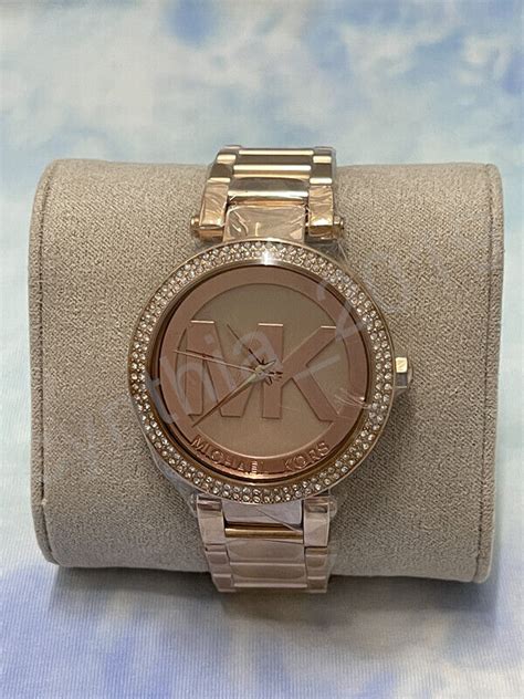 michael kors mk5865 parker rose gold|michael kors parker rose gold dial.